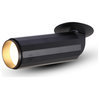 Integrated LED Adjustable Flush Mounted Spotlight Commercial Grade, Black