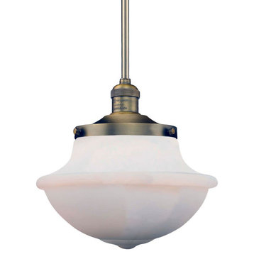 Innovations Lighting 201S Oxford Schoolhouse Oxford Schoolhouse 1 - Brushed