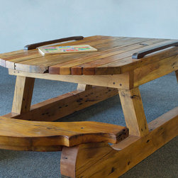 A&E "HILLTOP" Series - Reclaimed Sled Table - Side Tables And End Tables