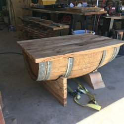 Wine Barrel Coffee Table - Coffee Tables