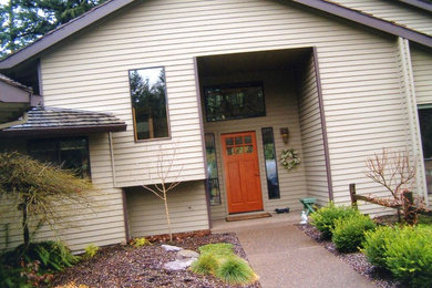 Inspiration for a craftsman home design remodel in Portland