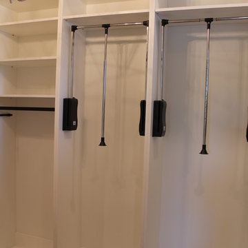 Multi-Purpose White Closet Cabinets (w/ Accessories)