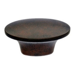 Top Knobs Dakota Collection Oval Knob 1 1/2" Patina Rouge M1234 - Cabinet And Drawer Knobs