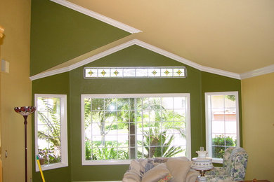 Inspiration for a contemporary living room remodel in San Diego