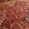 Consigned, Persian 11 x 14 Area Rug, Heriz Hand-Knotted Wool Rug