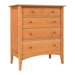 American Shaker 5-Drawer Chest - Dressers