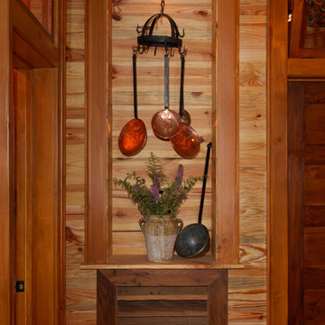 Log and Stone Timber Frame