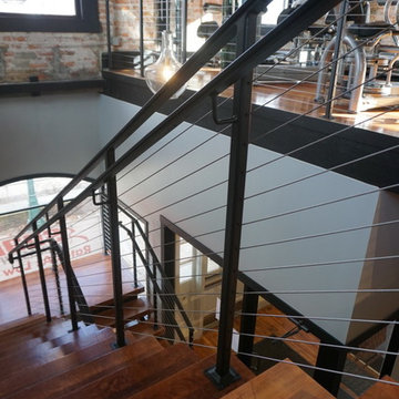 Shape Fitness Cable Wire Railing Job, Worthington, Ohio
