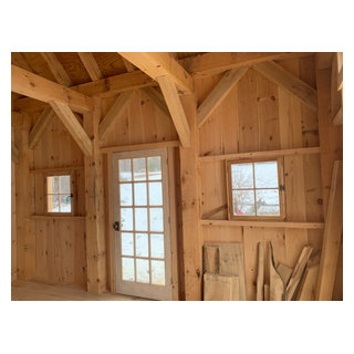 Timber Frame Shack Custom Timber Frame Shed/Sugar Shack - Rustic - Burlington - by White ...