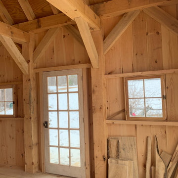 Custom Timber Frame Shed/Sugar Shack