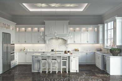 Kitchen - transitional kitchen idea in Toronto