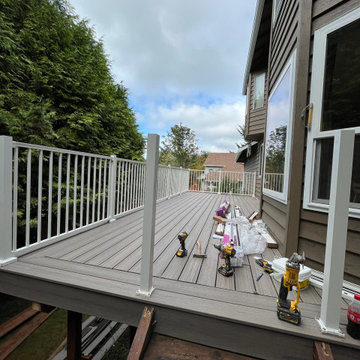 During deck renovation in Mukilteo, WA