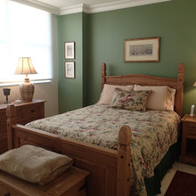green bedroom