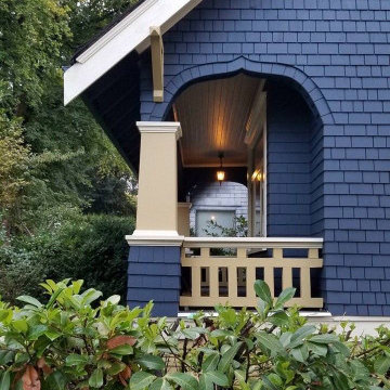 Siding Installation - Cedar Shakes & Shingles in Custom Paint