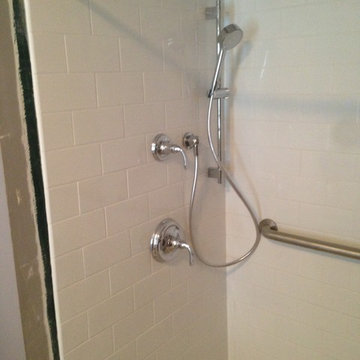 Bathtub to shower stall