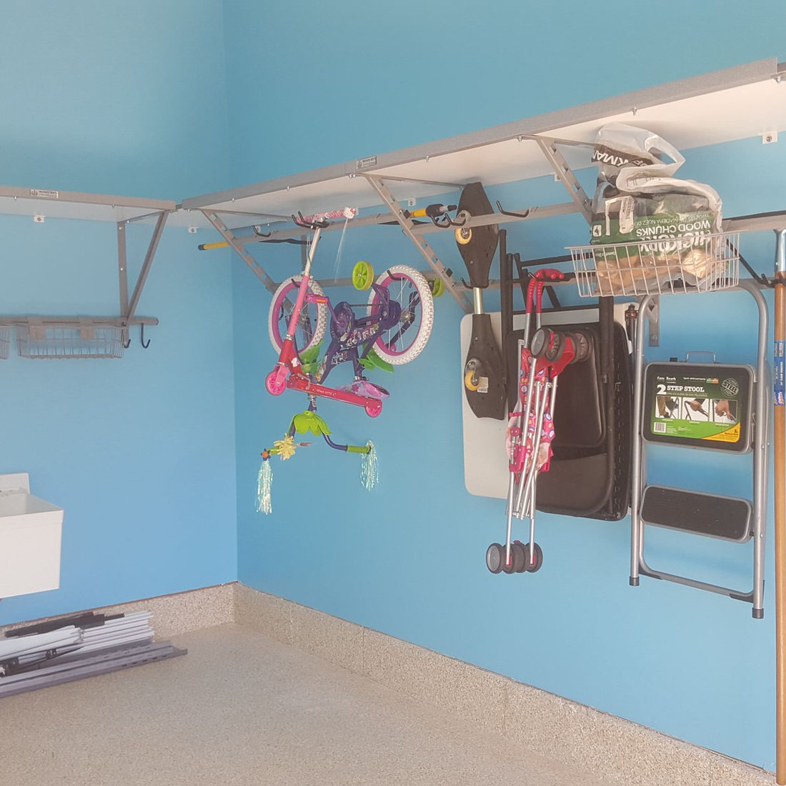 monkey bar shelving