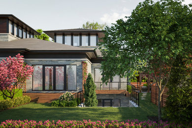 Example of a trendy exterior home design in Toronto
