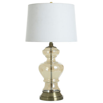 Cameron Table Lamp, Brushed Brass
