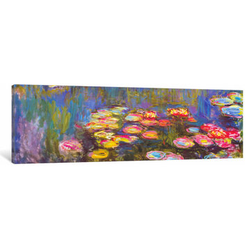 Water Lilies by Claude Monet Canvas Print, 16"x48"x1.5"