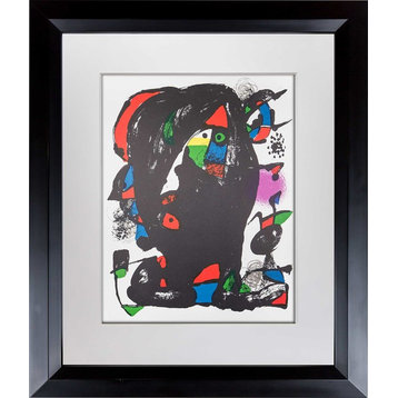 Joan Miro Original Lithograph, Color Lithograph, 1981, Cat. Ref. 249, Framed