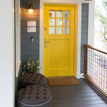 Cottage entry-with custom designed high efficiency polish door-Design by Sno Val