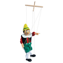 Contemporary Kids Toys And Games The Original Toy Company Wooden Pinocchio Marionette