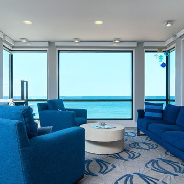 California Style Modern Beach House on Lake Michigan
