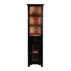 Sunset Trading Cottage Glazed Cabinet - Storage Cabinets
