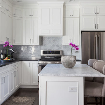 Transitional Kitchen & Bedroom