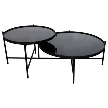 48 Inch Coffee Table Black Contemporary Moe's Home