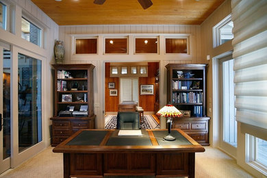 Home office - modern home office idea in Little Rock