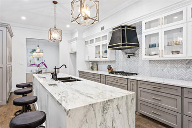 Inspiration for a french country kitchen remodel in Houston