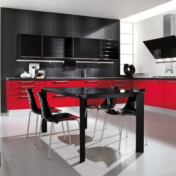 Modern Italian Custom Made Kitchens by LUBE