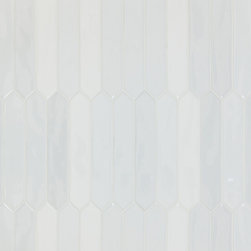 Melange White Picket Field Tile - Wall And Floor Tile