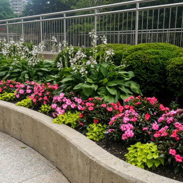 Landscape and Retaining Wall