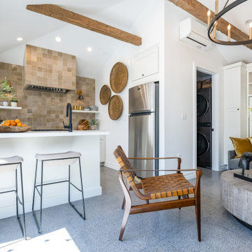 Faux Wood Beams in Additional Dwelling Unit