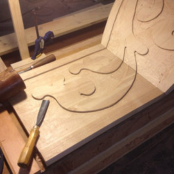 Hand Carved Alder Vanity Front - Bathroom Vanities And Sink Consoles