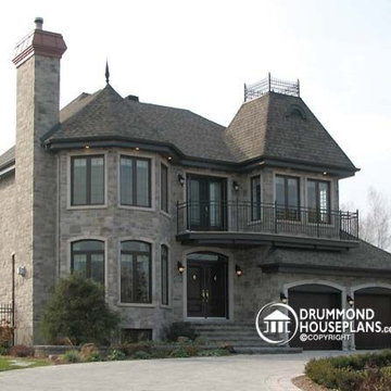 Luxury European Style Home by Drummond House Plans no.2835
