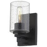 Acclaim Lighting - Acclaim Lighting Orella 1-Light Sconce, Matte Black Finish - Modern lines, materials, and finishes provide a suOrella 1-Light Sconc Matte BlackUL: Suitable for damp locations Energy Star Qualified: YES ADA Certified: n/a  *Number of Lights: Lamp: 1-*Wattage:100w Medium Base bulb(s) *Bulb Included:No *Bulb Type:Medium Base *Finish Type:Matte Black
