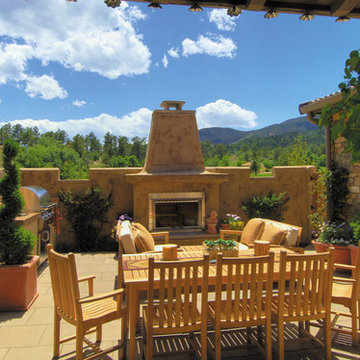 Mediterranean Stone Wall