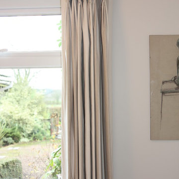 Bedroom Curtains & Bedspread in Ian Mankin