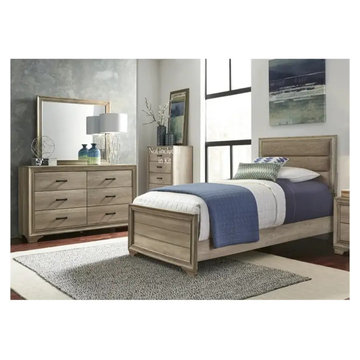 439-br11hf Liberty Furniture Sun Valley Twin Upholstered Bed And Footboard