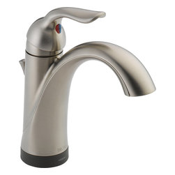 Delta Lahara&reg; Single Handle Lavatory Faucet with Touch2O.xt&trade; Technology - Bathroom Sink Faucets