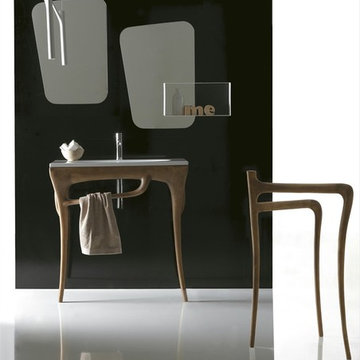 ERGO IROKO VANITY + TOWEL RACK + MIRROR