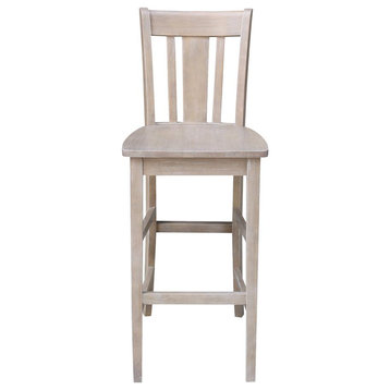 San Remo Bar height Stool, Washed Gray Taupe