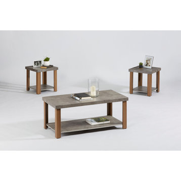 Driver Cocktail and End Tables 3-Piece Set