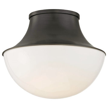Lettie Small LED Flush Mount, Old Bronze