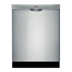 Bosch 24" 500 Series Recessed Handle Dishwasher, Stainless Steel | SHE55R55UC - Dishwashers
