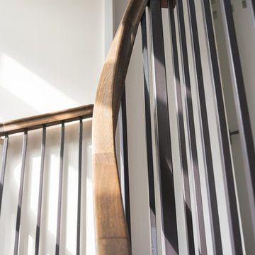 Richmond - Oak Bespoke Staircase Metal Balustrade