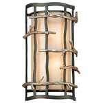 Troy Lighting - Adirondack, Wall Sconce, Incandescent - Fluorescent Lamping Info: 1 x 18W GU24 Fluorescent (Included)